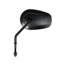 Specchietti retrovisori classici per harley davidson stelo corto nero universale