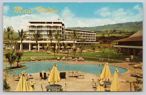 Cartolina epoca maui hilton - cartolina,