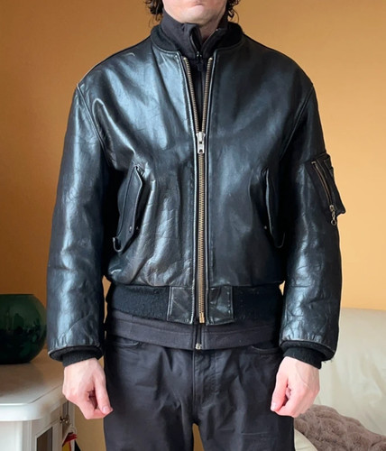 Schott aviator black size - aviator,