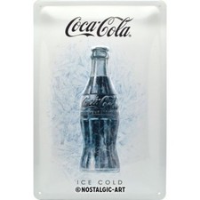 Coca Cola Insegna Metallica