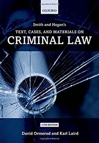 Smith and hogan criminal - hogan, law