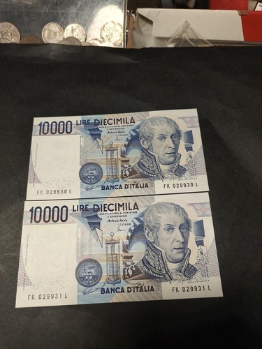 Italia lotto banconote 10000 - lotto,