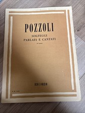 Pozzoli Solfeggi Parlati e Cantati 2 corso manuale di solfeggio
