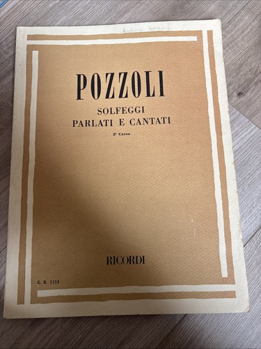 Pozzoli solfeggi parlati - parlati, e