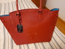 BORSA DONNA TRUSSARDI ROSSA 41x32hx15,5p
