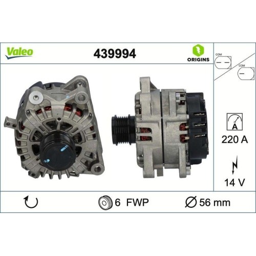 Alternatore valeo 439994 - valeo,