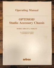 Orban optimod 8100a - 8100a, 8180a