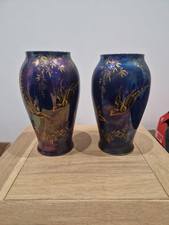 Coppia di vasi uccellini Devon