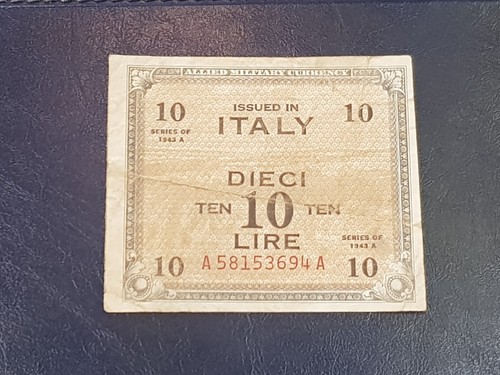 Banconota occupazione