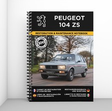 PEUGEOT 104 ZS : Libretto Di