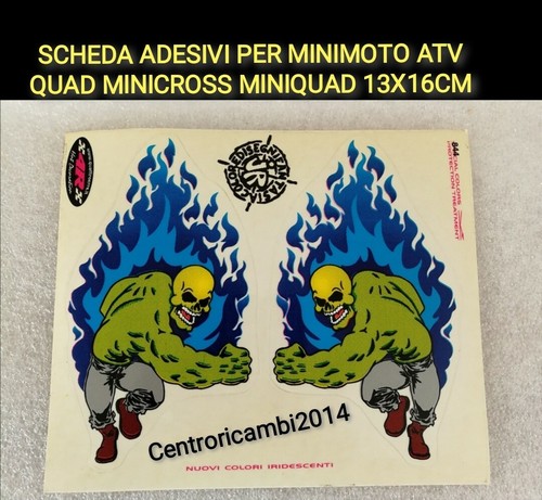 Adesivi scheda per minimoto - adesivi,