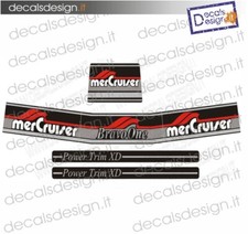Kit adesivi per piedi poppieri Mercruiser Bravo One 