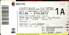 Biglietto stadio Milan