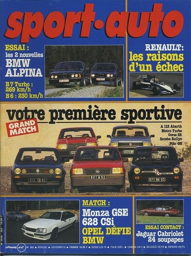 Sport auto 262 1983 - sport,