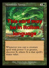 MTG MONSTROUS VORTEX 427 EXC - RETRO VORTICE MOSTRUOSO - MH3 X IT - MAGIC