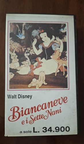 Disney cassetta vhs biancaneve - cassetta,