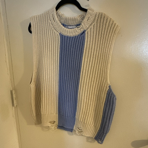Zara maglione maglia costine - zara,