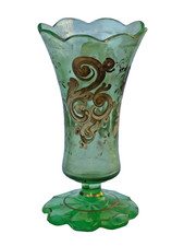 Bicchiere antico vetro verde