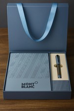 Liscio Montblanc Starwalker Corpo Argento Inchiostro Nero |Penna a sfera con "Notebook"