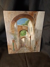 Olio su tavola del maestro Vincenzo Laricchia 30x23 (1940)