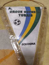 Gagliardetto CALCIO FOOTBALL WIMPEL pennant fanion CROCE COPERTA TURRIS BOLOGNA 
