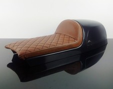 Sedile singolo Cafe Racer con gobba, stile Imola, marrone. Sedile/Vendita