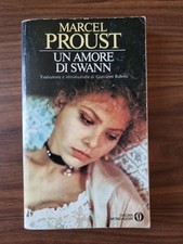 LIBRO MARCEL PROUST UN AMORE DI SWANN  ROMANZO MONDADORI 1985