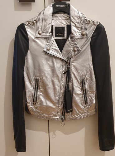 Pinko giubbotto pelle donna - pinko,