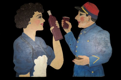 Antica coppia pannelli - antica,