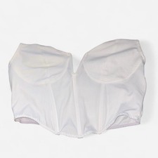 Top tubino donna bianco