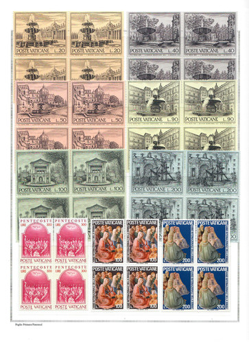 Vaticano quartine collezione - vaticano,