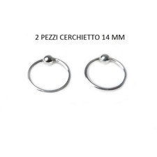 2 Orecchini Piercing Cerchio