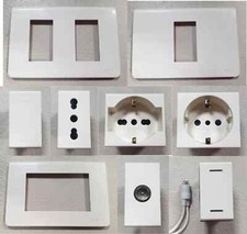 AVE SISTEMA 45 SERIE BLANC ORIGINALE INTERRUTTORE DEVIATORE TELAIO PULSANTE VARI