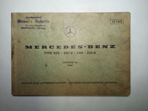 Mercedes benz type 200 - 200, 200d