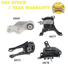 4PCS FRONT MOTOR & TRANS MOUNT