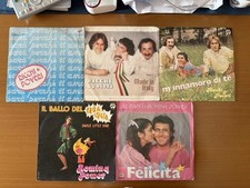 lotto 5 Dischi Vinile 45 giri Artisti Italiani