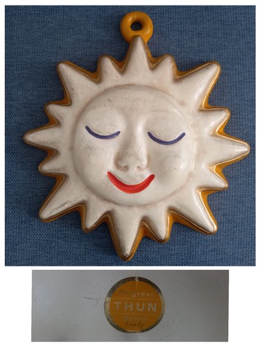 Vintage formella grande - , sole