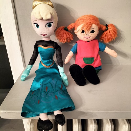 Bambole pezza elsa e pippi - bambole,