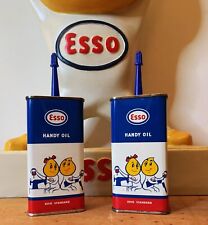 Paire de burettes huile Esso -