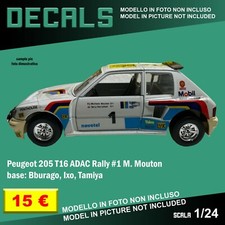 DECALS repro Peugeot 205 T16
