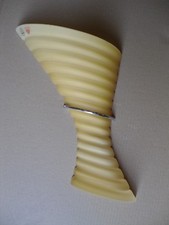 Applique TWISTER SX PUNTOLUCE, in VETRO AMBRA E METALLO E14 100W