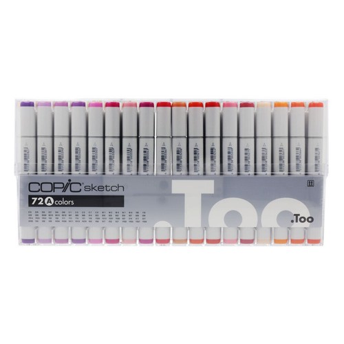 Copic sketch marker colori - 72,