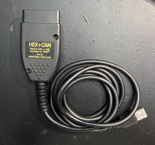 Ross tech hex can - hex+can, vcds