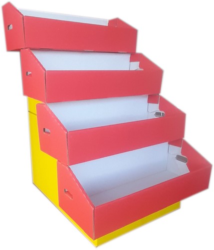Espositore cartone con 4 - cartone,