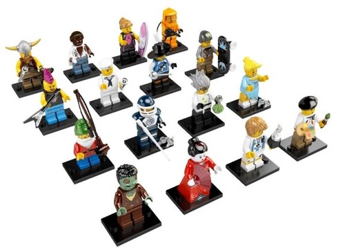 Lego 8804 minifigure serie - lego,