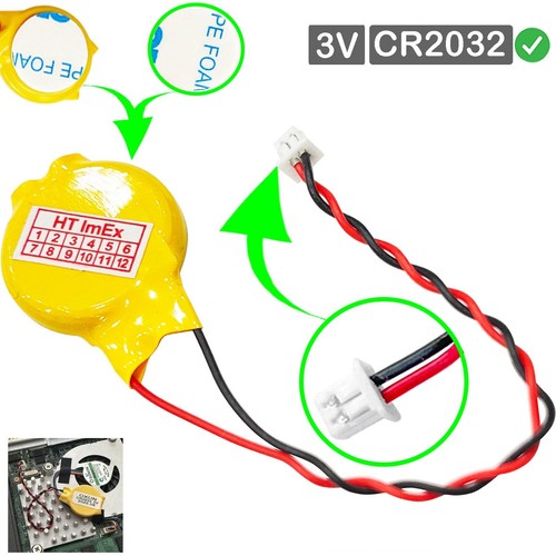 Cr2032 cmos batteria con - cr2032,