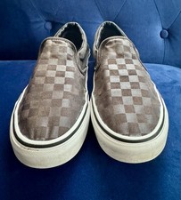 Vans Slip-on à damier noir et