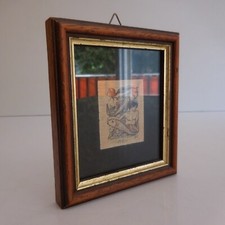 IN Miniatura Disegno Pittura Papiro Pesci Centro Del Siracusa Italia N4099