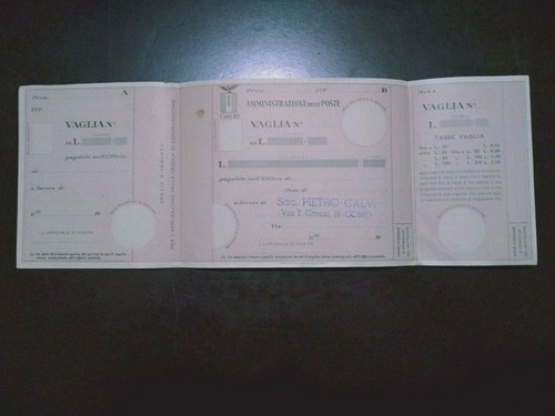 Vaglia postale stemma rsi - stemma,