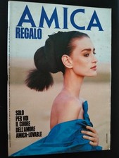 Amica 20 1986 Cindy Crawford Barbara Bouchet Rita Rusic Monica Guerritore